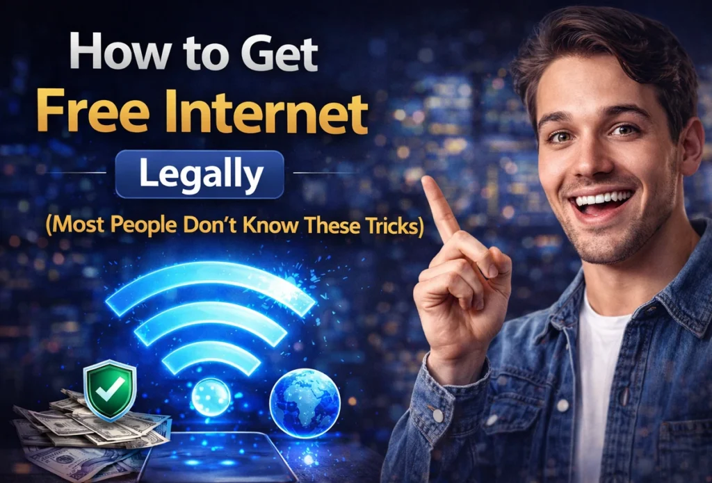 How to Get Free Internet Legally (Most People Don’t Know These Tricks)